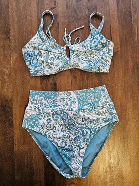 Sunsets Daydream Kauai Keyhole Top & Hannah High Waist Bottom XL